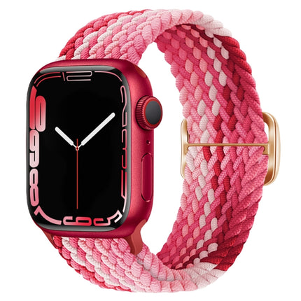 Buckle Nylon Braided Watch Band, For Apple Watch Ultra 49mm / Series 8&7 45mm / SE 2&6&SE&5&4 44mm / 3&2&1 42mm - DealBuddy