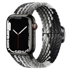 For Apple Watch Ultra 49mm / Series 8&7 45mm / SE 2&6&SE&5&4 44mm / 3&2&1 42mm / Black Chocolate