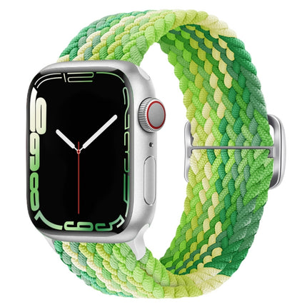 Buckle Nylon Braided Watch Band, For Apple Watch Ultra 49mm / Series 8&7 45mm / SE 2&6&SE&5&4 44mm / 3&2&1 42mm - DealBuddy