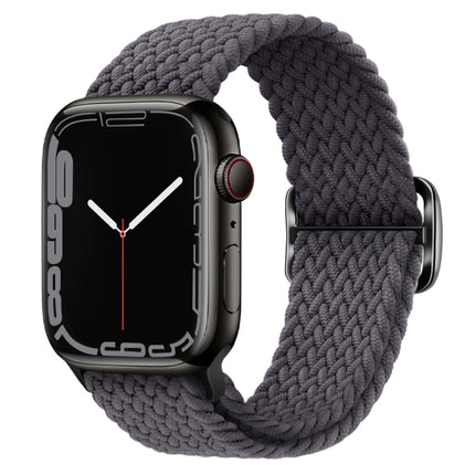 Buckle Nylon Braided Watch Band, For Apple Watch Ultra 49mm / Series 8&7 45mm / SE 2&6&SE&5&4 44mm / 3&2&1 42mm - DealBuddy