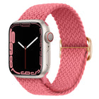Buckle Nylon Braided Watch Band, For Apple Watch Ultra 49mm / Series 8&7 45mm / SE 2&6&SE&5&4 44mm / 3&2&1 42mm - DealBuddy