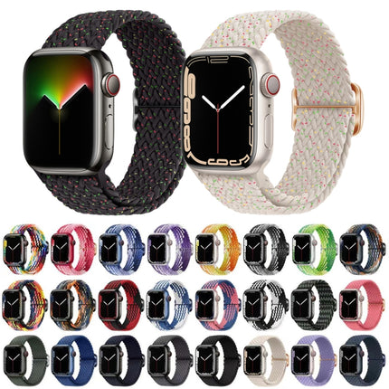 Buckle Nylon Braided Watch Band, For Apple Watch Ultra 49mm / Series 8&7 45mm / SE 2&6&SE&5&4 44mm / 3&2&1 42mm - DealBuddy