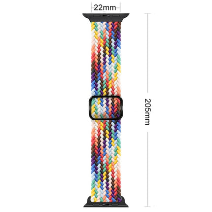 Buckle Nylon Braided Watch Band, For Apple Watch Ultra 49mm / Series 8&7 45mm / SE 2&6&SE&5&4 44mm / 3&2&1 42mm - DealBuddy