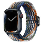 For Apple Watch Series 8&7 41mm / SE 2&6&SE&5&4 40mm / 3&2&1 38mm / Denim Rainbow