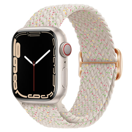 Buckle Nylon Braided Watch Band, For Apple Watch Series 8&7 41mm / SE 2&6&SE&5&4 40mm / 3&2&1 38mm, For Apple Watch Series 8&7 41mm / SE 2 - DealBuddy