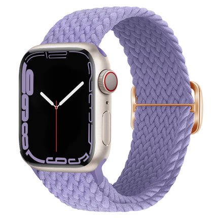 Buckle Nylon Braided Watch Band, For Apple Watch Series 8&7 41mm / SE 2&6&SE&5&4 40mm / 3&2&1 38mm, For Apple Watch Series 8&7 41mm / SE 2 - DealBuddy