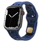 For Apple Watch Ultra 49mm / Series 8&7 45mm / SE 2&6&SE&5&4 44mm / 3&2&1 42mm / Dark Blue
