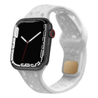 For Apple Watch Series 8&7 41mm / SE 2&6&SE&5&4 40mm / 3&2&1 38mm / White