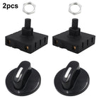 4 Gear 3 Speed Rotary Switch Fan Heater Speed Selector, Type A 2 Pair, Type B 2 Pair - DealBuddy