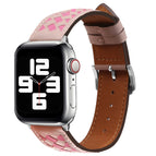 For Apple Watch Series 8&7 41mm / SE 2&6&SE&5&4 40mm / 3&2&1 38mm / Pink+Rose Red