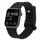Reverse Buckle Silicone Watch Band, For Apple Watch Ultra 49mm / Series 8&7 45mm / SE 2&6&SE&5&4 44mm / 3&2&1 42mm, For Apple Watch Series 8&7 41mm / SE 2&6&SE&5&4 40mm / 3&2&1 38mm - DealBuddy