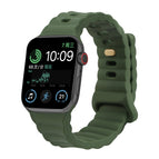 For Apple Watch Ultra 49mm / Series 8&7 45mm / SE 2&6&SE&5&4 44mm / 3&2&1 42mm / Dark Green
