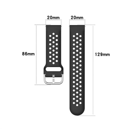 20mm Clasp Solid Color Sport Wrist Strap Watchband, For Huawei Watch GT2 42MM, For Galaxy Watch Active2 / Active - DealBuddy