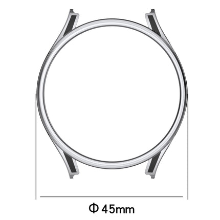 Hanging Sculpture Two-color Protective Watch Case with Tempered Glass Film - DealBuddy