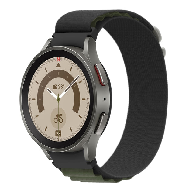For Samsung Galaxy Watch5 / Watch5 Pro / Watch4 / Watch4 Classic Universal Nylon Loop Watch Band