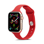 For Apple Watch 5/4 44mm & 3/2/1 42mm / Camellia Red