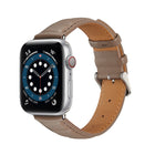 Genuine Leather Watch Band, For Apple Watch Ultra 49mm / Series 8&7 45mm / SE 2&6&SE&5&4 44mm / 3&2&1 42mm, For Apple Watch Series 8&7 41mm / SE 2&6&SE&5&4 40mm / 3&2&1 38mm - DealBuddy