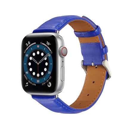 Genuine Leather Watch Band, For Apple Watch Ultra 49mm / Series 8&7 45mm / SE 2&6&SE&5&4 44mm / 3&2&1 42mm, For Apple Watch Series 8&7 41mm / SE 2&6&SE&5&4 40mm / 3&2&1 38mm - DealBuddy