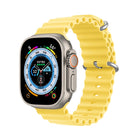 DUX DUCIS Sea Wave Silicone Watch Band For Apple Watch