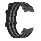 For Samsung Galaxy Watch4 / Watch4 Classic / Watch5 / Watch5 Pro Nylon Three-ring Watch Band - DealBuddy
