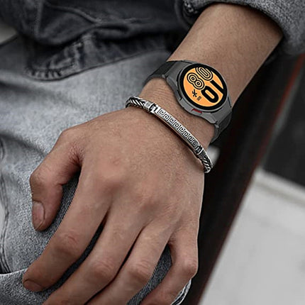 For Samsung Galaxy Watch4 / Watch4 Classic / Watch5 / Watch5 Pro Nylon Three-ring Watch Band - DealBuddy