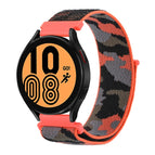 For Samsung Galaxy Watch5 40mm/44mm / Watch5 Pro / Orange Camouflage