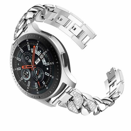 Row Diamonds Denim Chain Watch Band, For Samsung Galaxy Watch5 40mm/44mm / Watch5 Pro - DealBuddy