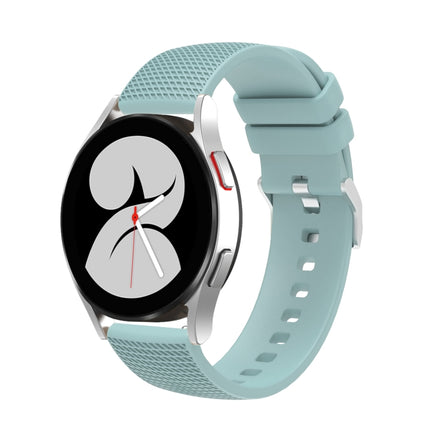 20mm Pockmarked Silver Buckle Silicone Watch Band, For Samsung Galaxy Watch5 40mm/44mm / Watch5 Pro - DealBuddy