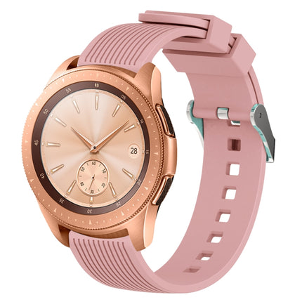 20mm Vertical Grain Silicone Watch Band