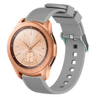 20mm Vertical Grain Silicone Watch Band, For Samsung Galaxy Watch5 40mm/44mm / Watch5 Pro - DealBuddy