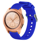 20mm Vertical Grain Silicone Watch Band