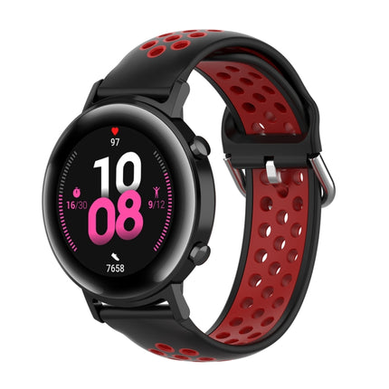 20mm Clasp Two Color Sport Wrist Strap Watchband, For Huawei Watch GT2 42MM, For Galaxy Watch Active2 / Active - DealBuddy