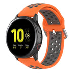 For Galaxy Watch Active2 / Active / Orange + Grey