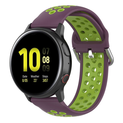 20mm Clasp Two Color Sport Wrist Strap Watchband, For Huawei Watch GT2 42MM, For Galaxy Watch Active2 / Active - DealBuddy