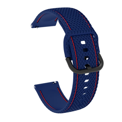 Two-color Stitching Silicone Watch Band, For Samsung Galaxy Watch5 40mm/44mm / Watch5 Pro - DealBuddy