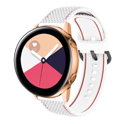 Two-color Stitching Silicone Watch Band, For Samsung Galaxy Watch5 40mm/44mm / Watch5 Pro - DealBuddy