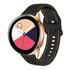 For Samsung Galaxy Watch5 40mm/44mm / Watch5 Pro / Black+Yellow Line
