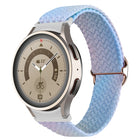 For Samsung Galaxy Watch 5 / Watch 5 Pro / Watch 4 Weave Gradient Color Watch Band
