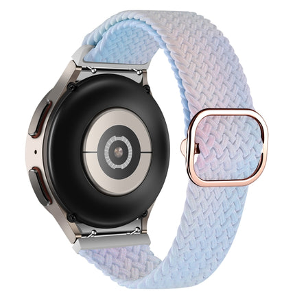 For Samsung Galaxy Watch 5 / Watch 5 Pro / Watch 4 Weave Gradient Color Watch Band