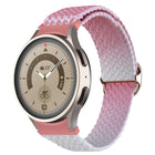 For Samsung Galaxy Watch 5 / Watch 5 Pro / Watch 4 Weave Gradient Color Watch Band