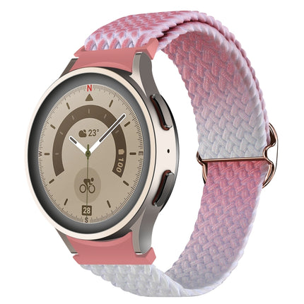For Samsung Galaxy Watch 5 / Watch 5 Pro / Watch 4 Weave Gradient Color Watch Band - DealBuddy