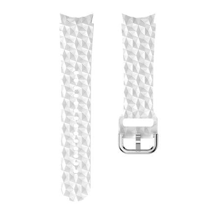Rhombus Texture Silicone Watch Band, For Samsung Galaxy Watch 5 / Watch 5 Pro - DealBuddy