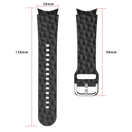 Rhombus Texture Silicone Watch Band, For Samsung Galaxy Watch 5 / Watch 5 Pro - DealBuddy
