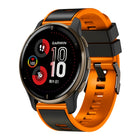 Plain Weave Two-color Silicone Watch Band, For Samsung Galaxy Watch 5 40mm / 44mm - DealBuddy