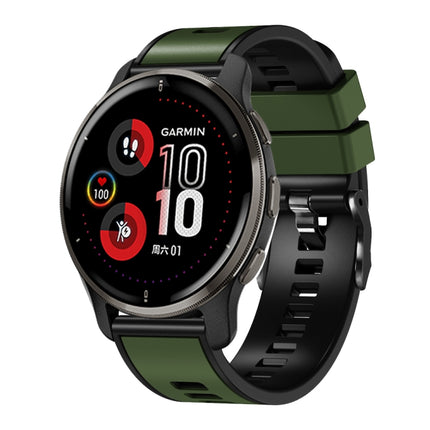 Plain Weave Two-color Silicone Watch Band, For Samsung Galaxy Watch 5 40mm / 44mm - DealBuddy