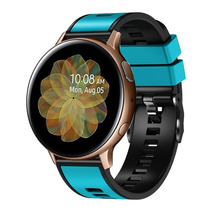 Plain Weave Two-color Silicone Watch Band, For Samsung Galaxy Watch 5 40mm / 44mm - DealBuddy