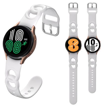 Hollowed Double Loop Silicone Watch Band, For Samsung Galaxy Watch 5 40mm / 44mm - DealBuddy