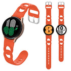 Hollowed Double Loop Silicone Watch Band, For Samsung Galaxy Watch 5 40mm / 44mm - DealBuddy