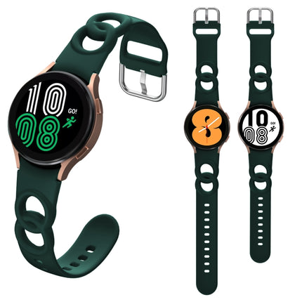 Hollowed Double Loop Silicone Watch Band