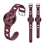 For Samsung Galaxy Watch 5 40mm / 44mm / Wine Red